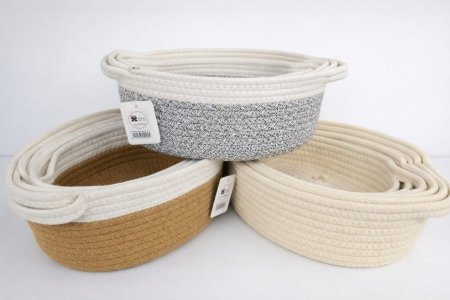 M2 طقم سلال قماش 5 قطع